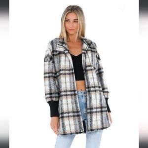 BB DAKOTA PLAID TIMES COAT